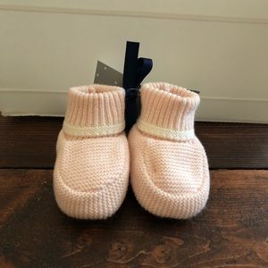JANIE AND JACK SWEATER BOOTIE PINK